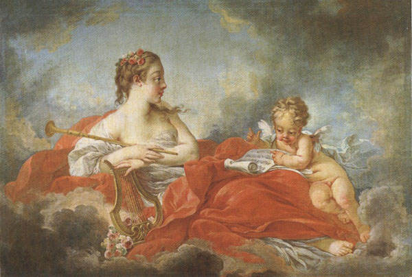 Francois Boucher The Muse Clio